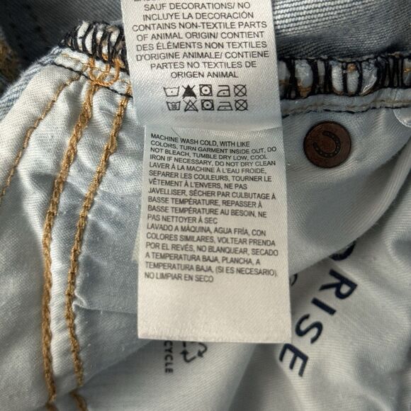 Lucky Brand Jeans Womens 12 31 Sweet Straight Casual Thrashed Destroyed Grunge - Picture 12 of 14